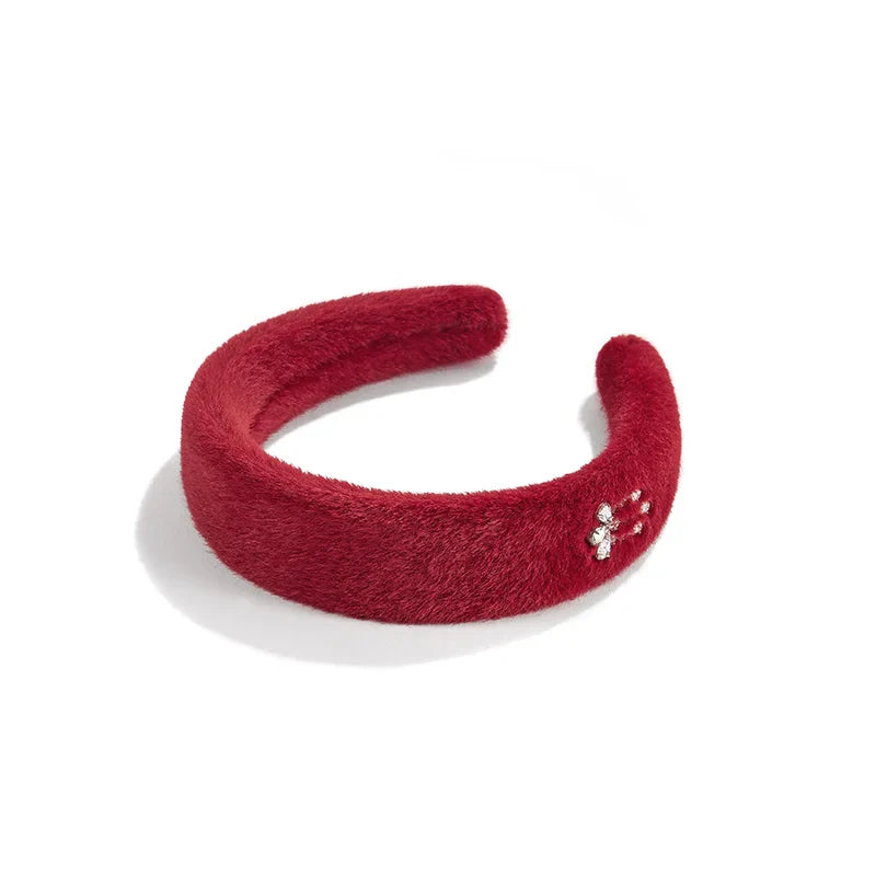 Felicia Crimson Radiance Headband
