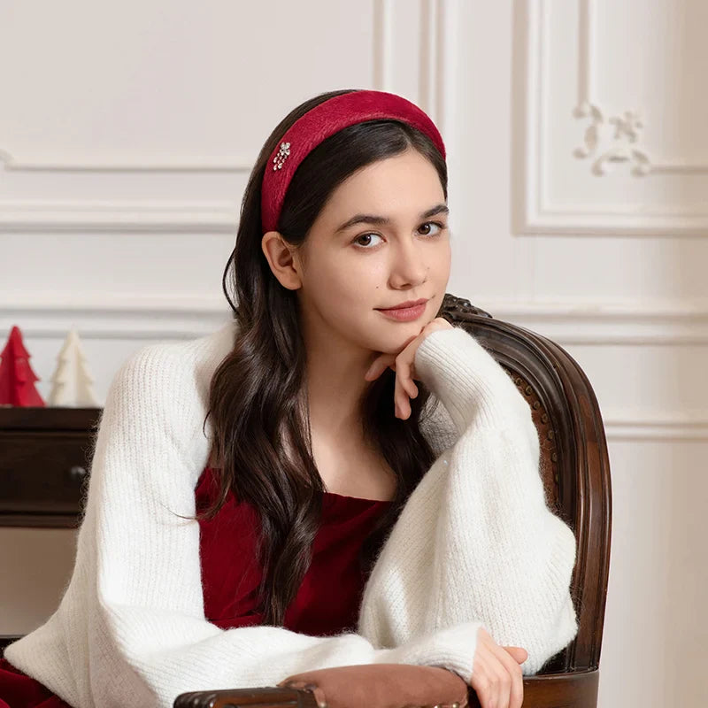 Felicia Crimson Radiance Headband