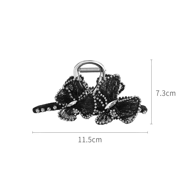 Aaliyah Metal Wire Flower XL Hair Claw