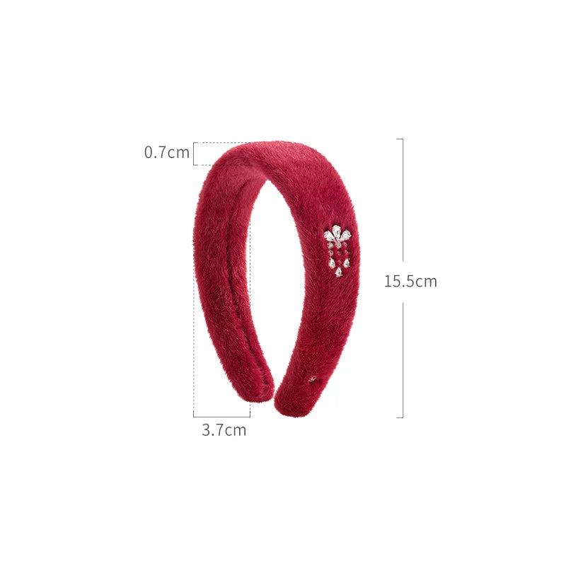 Felicia Crimson Radiance Headband