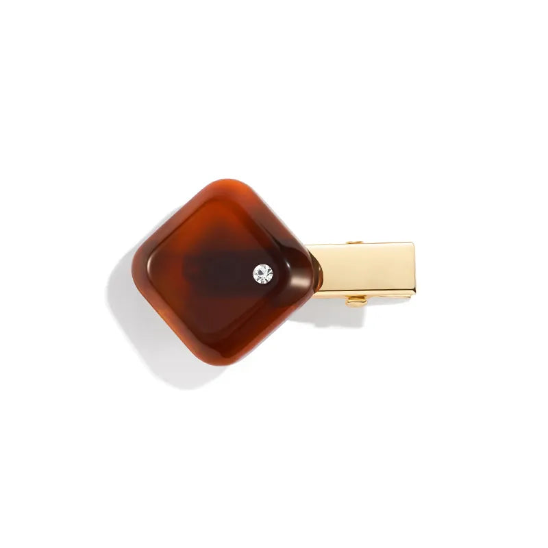 Chocolate Fantasia Juniper Pelican Jaw Clip - EVITA PERONI OFFICIAL